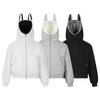 Street Fashion Zipper Hooded Sweatshirt for Men