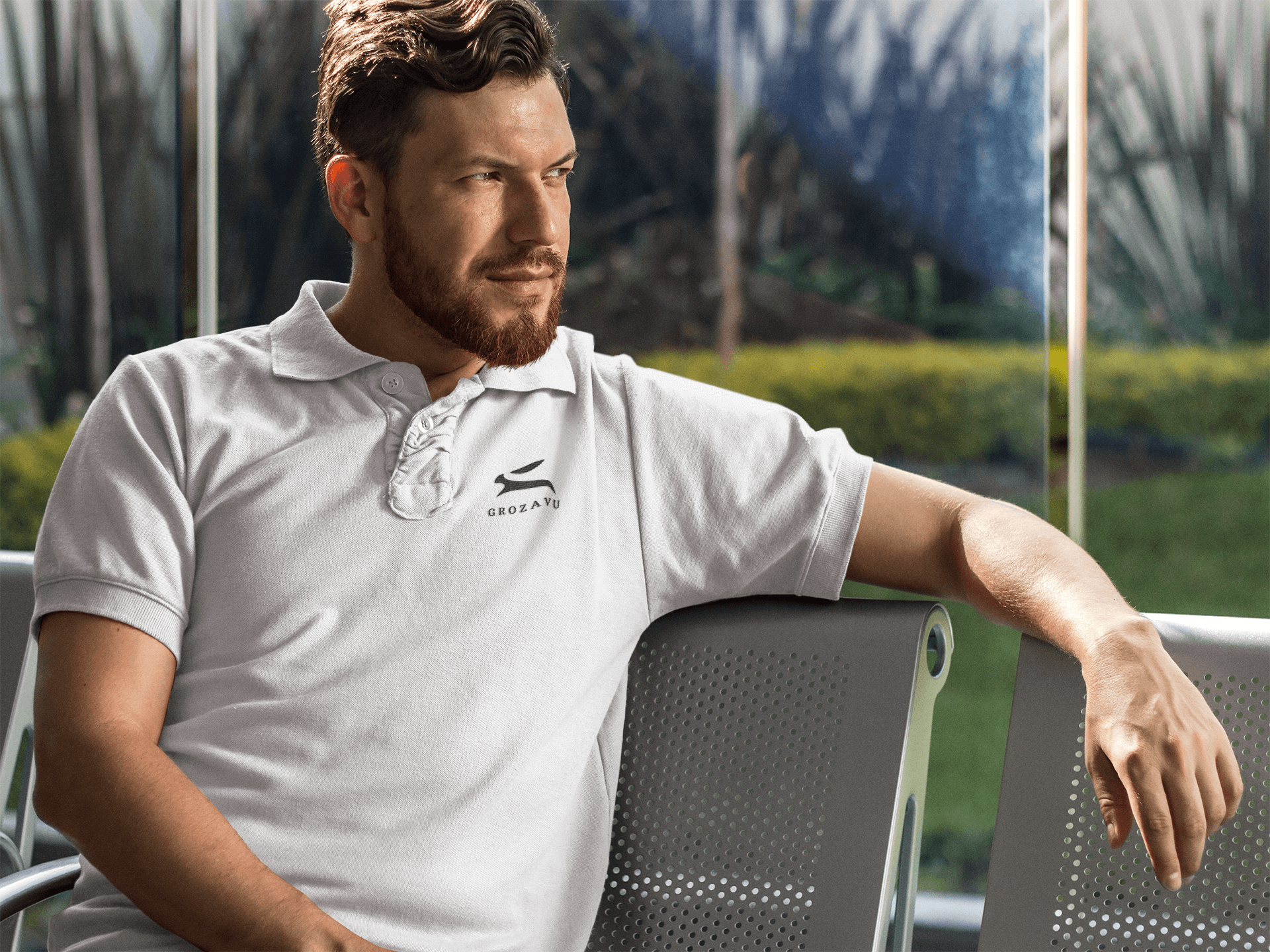 End-of-summer streetwear outfit with cotton tee, tailored shorts, and lightweight layer by Grozavu.”