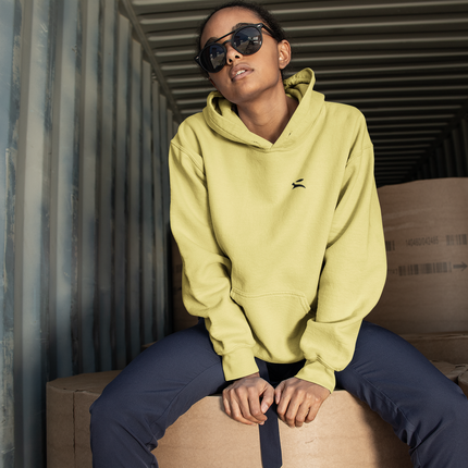 Grozavu Bunny Hoodie Women – heavyweight fleece, cream