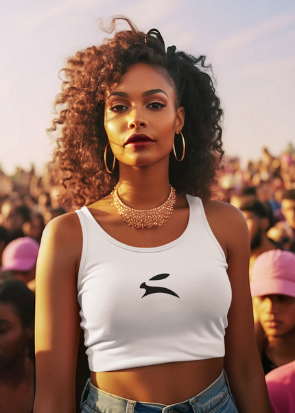 Grozavu Cotton Tee Women – regular fit, white