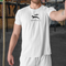 Grozavu Athleisure Set – tech tee + shorts, grey