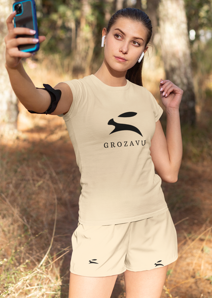 Grozavu Training Tee – quick‑dry, lilac