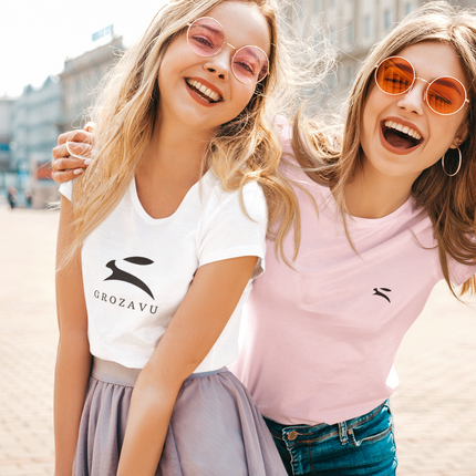 Grozavu Cotton Tee – Top‑Trending, Streetwear, white