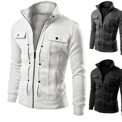 Cardigan Multi Button Hoodies Men Fashion Tracksuit at €53.99