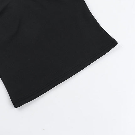 Patchwork-Spitzen-Camisole-Top – Schmale Passform