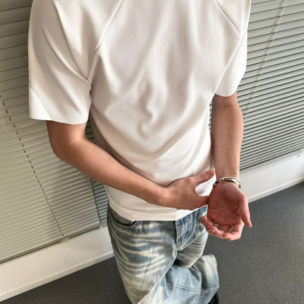 Seamless Jacquard Sports T-Shirt – Loose Fit