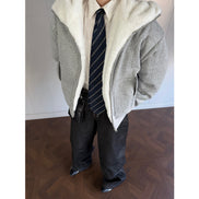 Street Fashion Zipper Hooded Sweatshirt for Men