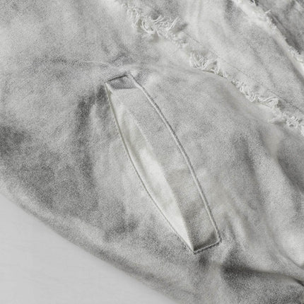 Spray Paint Spliced Jacket – Casual Fit