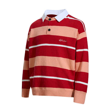 Lässige Zweiteilige Strickware mit Kragen