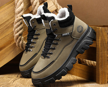 Bottes Martin en Suède Hautes pour Hommes d'Hiver