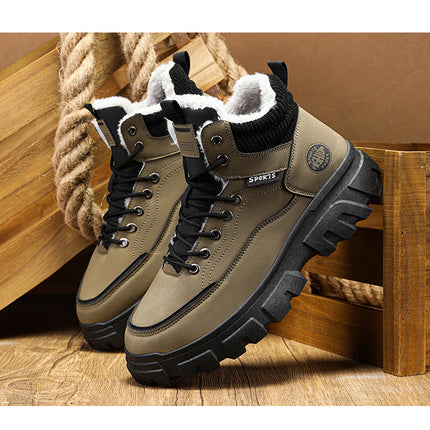 Men’s Winter Suede High Top Martin Boots