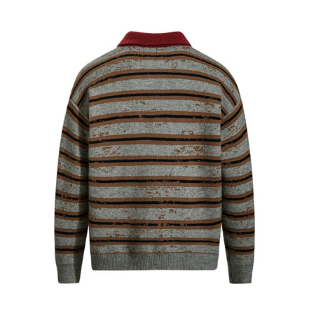 Vintage Twisted Knit Oversized Pullover Winter Sweater