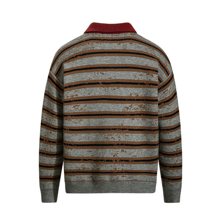 Vintage Twisted Knit Oversized Pullover Winter Sweater