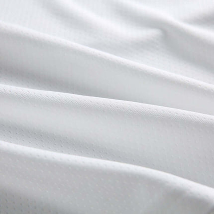 Close-up of soft, breathable fabric for the Digital Print Jersey TShirt - Loose Fit, showcasing its texture and quality.