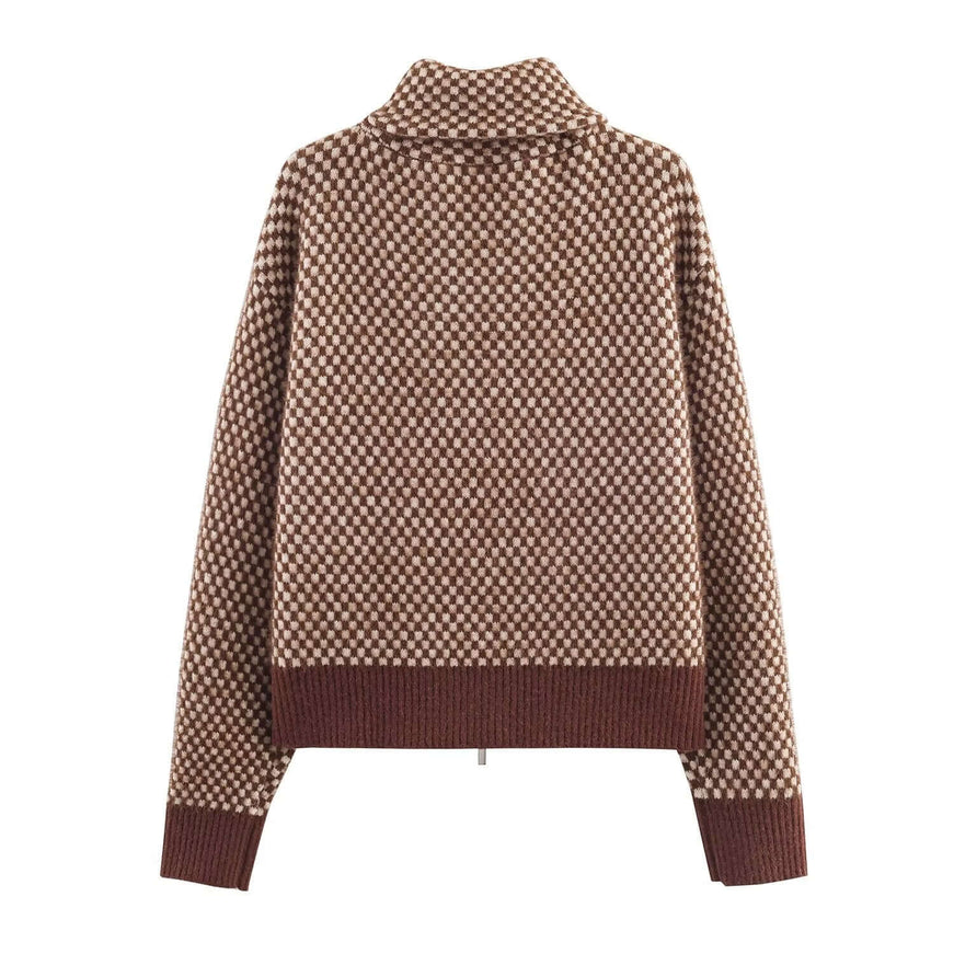 Artificial Fur Knitted Pilot styling detail - Premium Streetwear