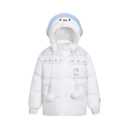 Plush Hooded Cotton Coat