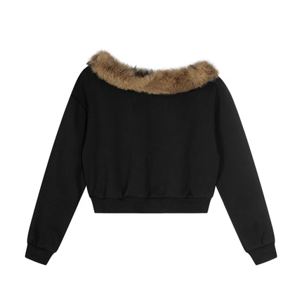 Retro Dackel Hoodie - Lockere Passform