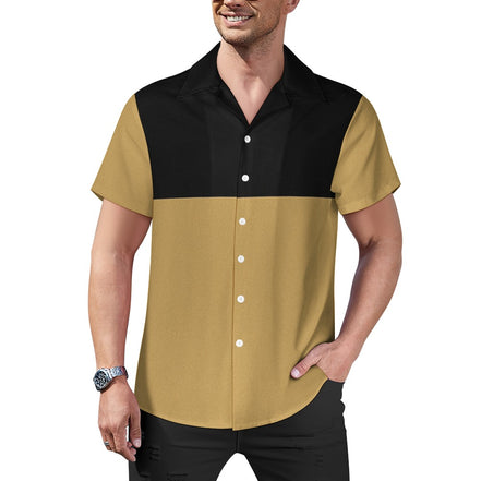 Grozavu | Camicia con Collo Cubano Stretch