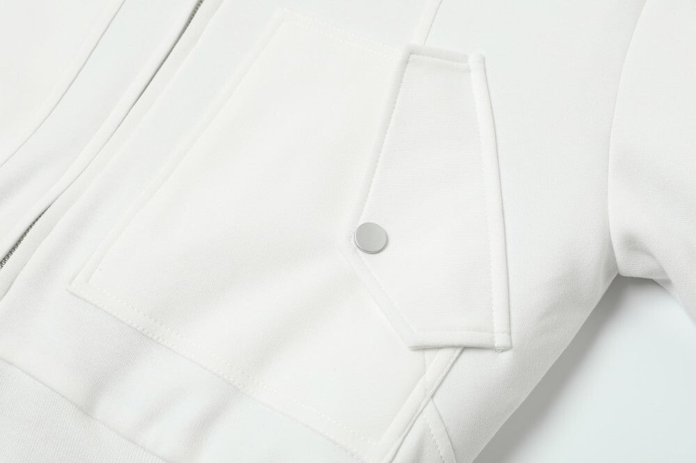 Street Fashion Zipper Hooded Sweatshirt for Men