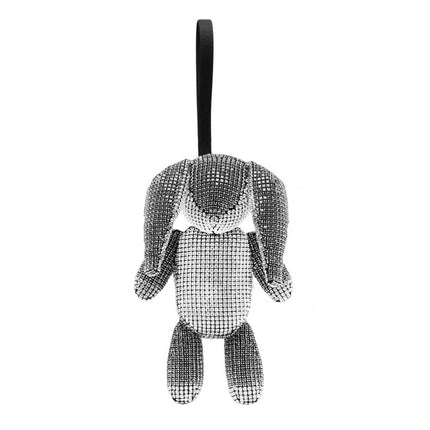 Geantă cu diamant iepuraș drăguț din desene animate, geantă de mână cu diamant, geantă pentru monede și chei