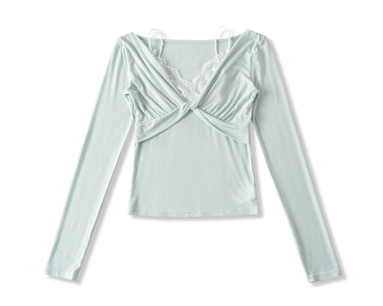 Twisted Lace Long Sleeved T-shirt