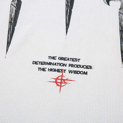 Tricou lejer din tricot waffle