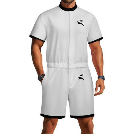 Grozavu | Air Layer Lounge Jumpsuit – Short Sleeve