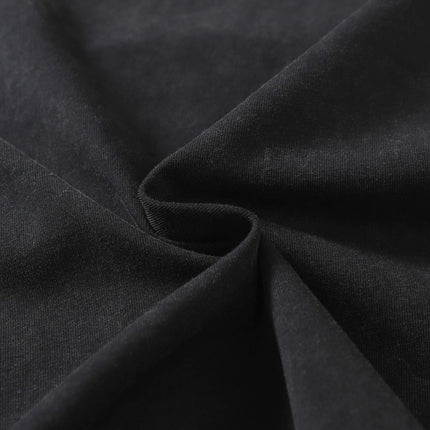 Retro gewaschenes Buchstaben-Druck T-Shirt – lockere Passform