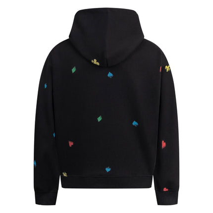 Haut à capuche rétro en coton prune à coupe décontractée