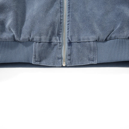Woolen Collar Cotton Jacket With Fleece