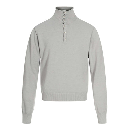 Suéter de punto de calle de cuello alto – Corte holgado