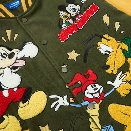 Giacca Ricamata in Stile Retro Cartoon – Cappotto Invernale Caldo