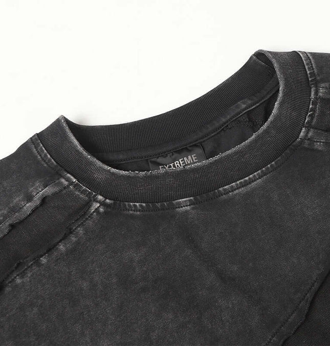 Tricou Retro Spălat Deconstruit