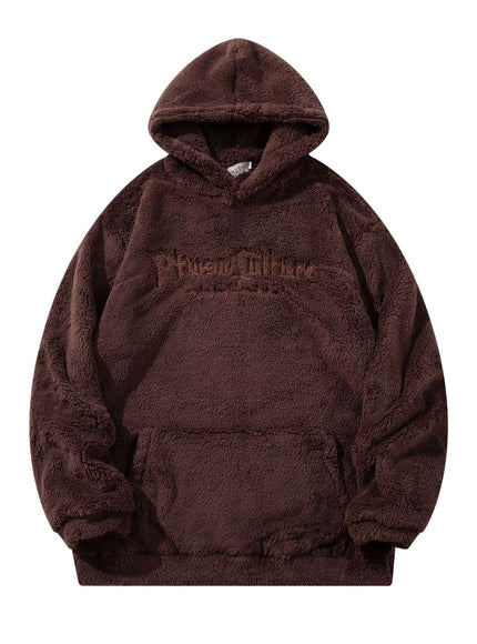 Close-up fabric and fit of Arctic Fleece Hooded Sweatshirt