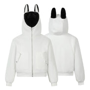 Street Fashion Zipper Hooded Sweatshirt for Men