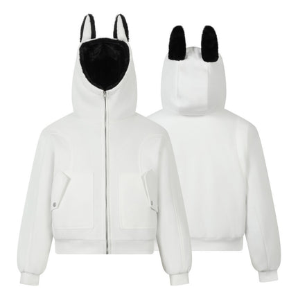 Street Fashion Zipper Hooded Sweatshirt for Men