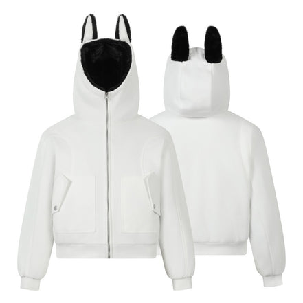 Street Fashion Zipper Hooded Sweatshirt for Men