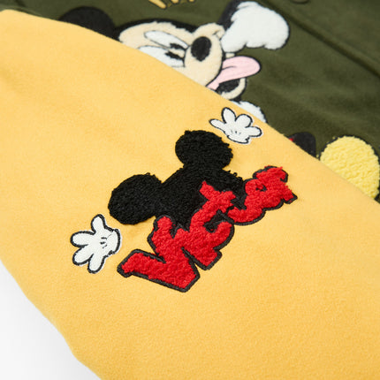 Giacca Ricamata in Stile Retro Cartoon – Cappotto Invernale Caldo