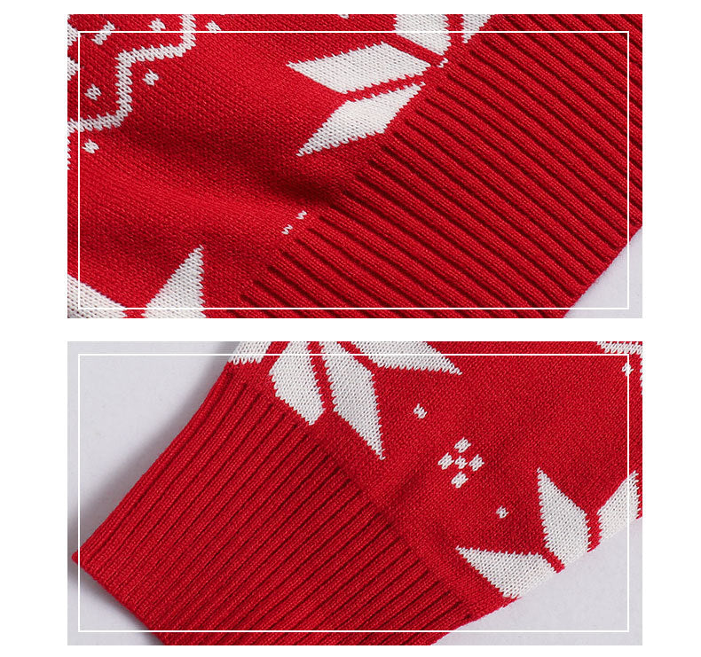 Suéter de punto de estilo navideño para damas