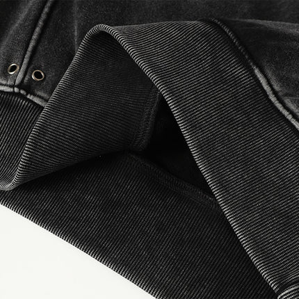 American Retro Washed Hoodie – Loose Fit