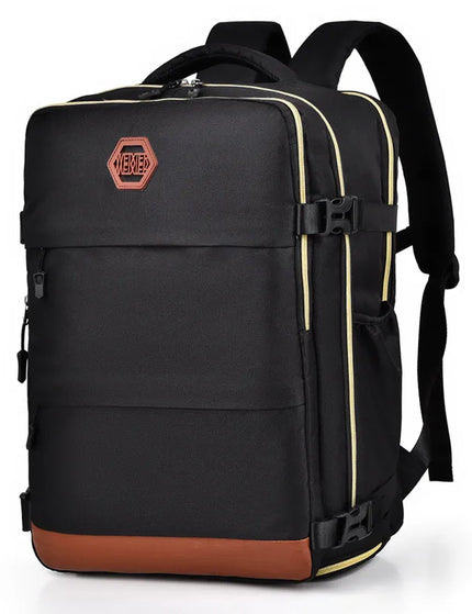 Rucsac cu Multe Buzunare în Culori Blocate