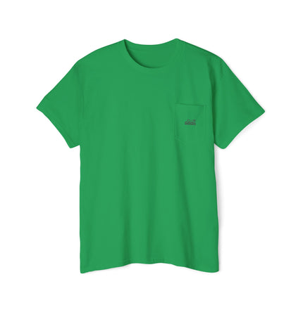 Unisex Heavy Cotton Pocket Tee – Perfect for Everyday Comfort