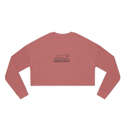 Grave Women's Cropped Sweatshirt - Trendy and Cozy Style for Everyday Wear