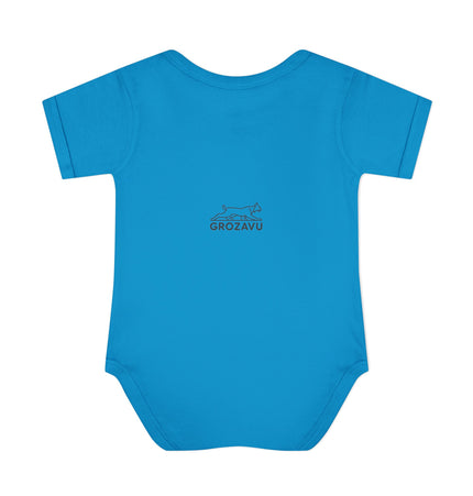 You Me Baby Bodysuit - Cute Infant Orange Outfit for Celebrations