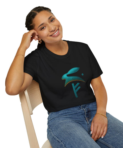Glückliches T-Shirt Grozavu | FEHU Rune Energie Tee