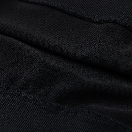 Christmas Reindeer Print Medium-Length Hoodie