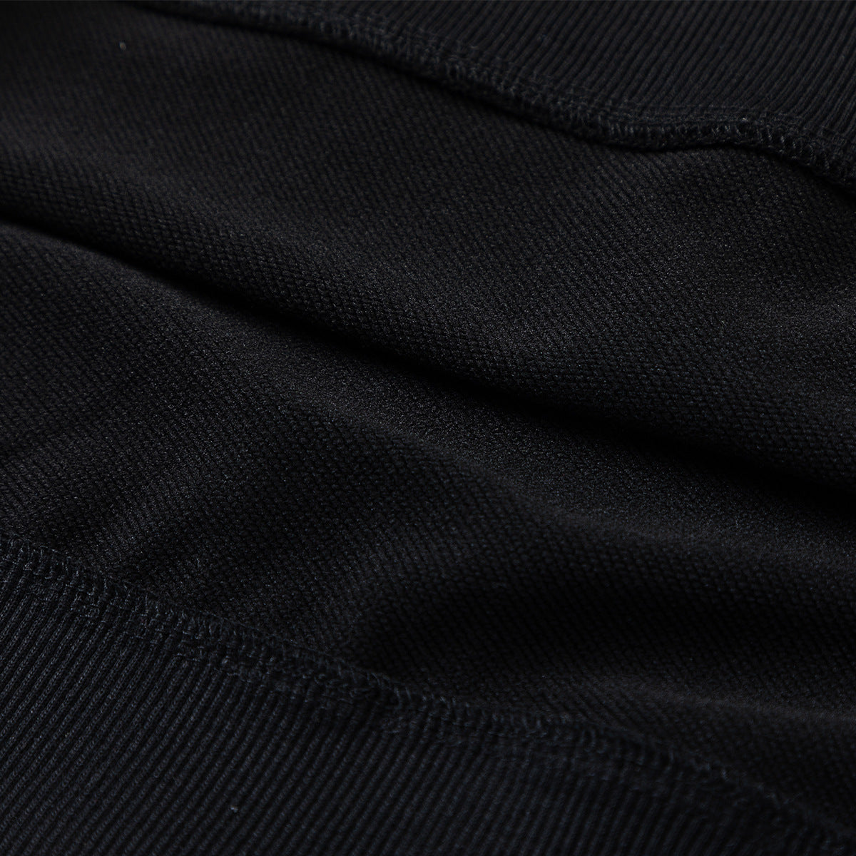 Christmas Reindeer Print Medium-Length Hoodie