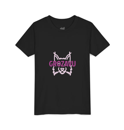 Cool Grave Graphic Youth T-Shirt - Trendy Black Tee for Kids
