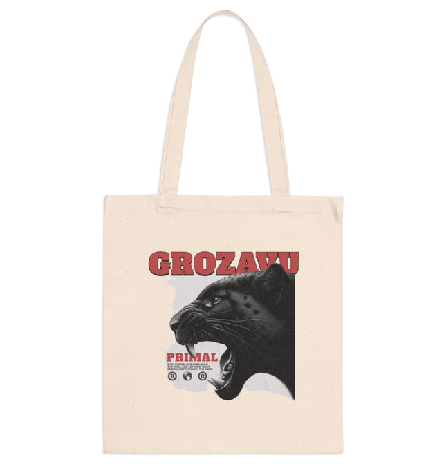 Primal Panther Graphic Tote Bag | Eco-Friendly Shopping & Style