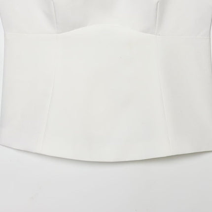 Style Women's Fashion Bow Detail Strap Top